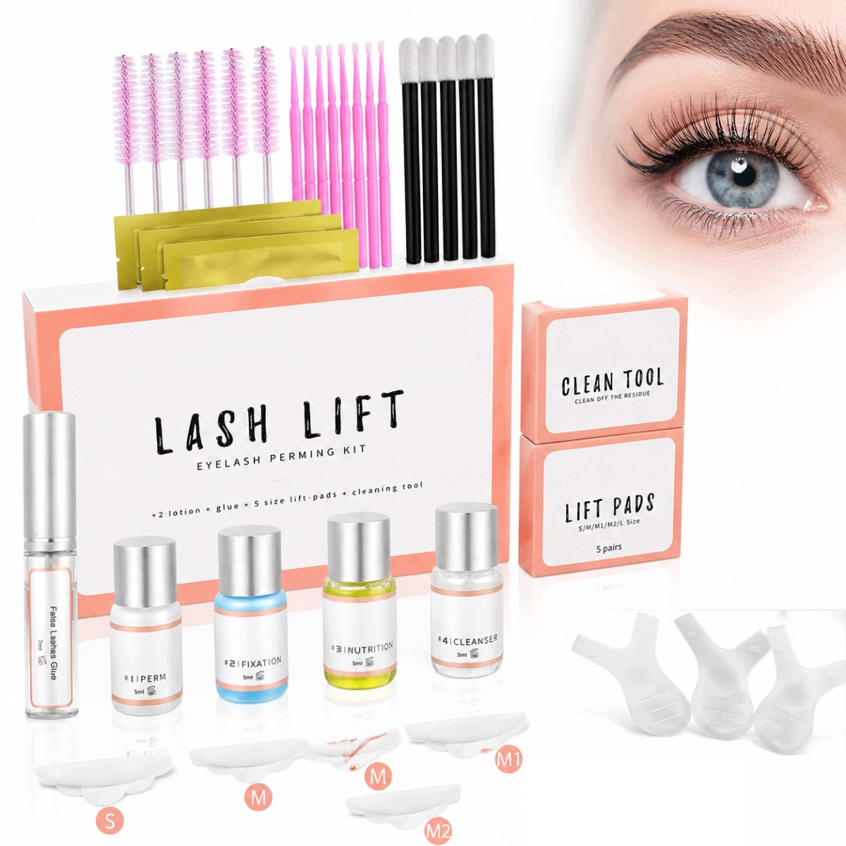 Sada Pro Lifting A Trvalou Laminaci Řas A Obočí Iconsign Lash Lift