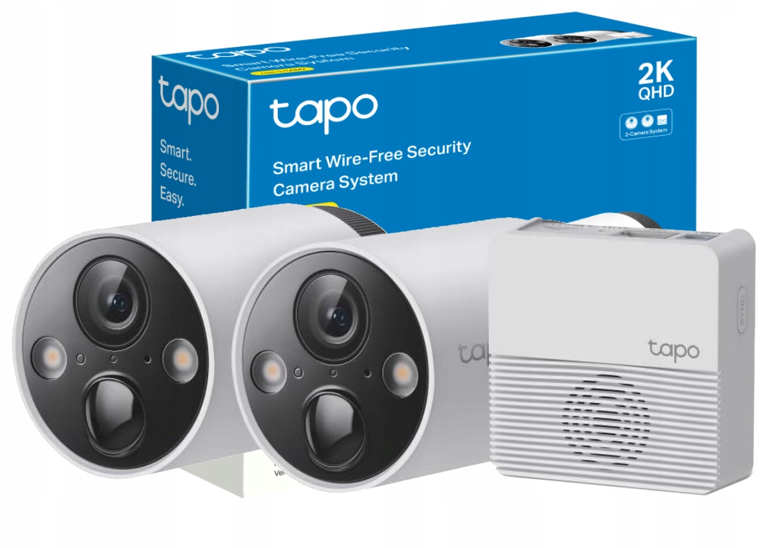 Venkovní Bezdrátová Sada Kamer Tapo C420S2 Tp-link Smart IP65 Qhd