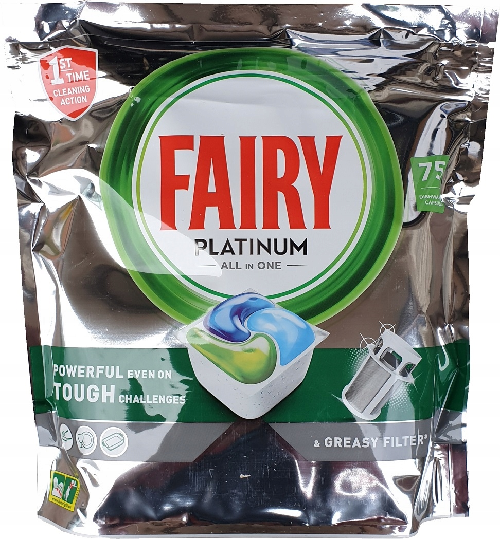 

Fairy Platinum Kostki,Tabletki op.75szt