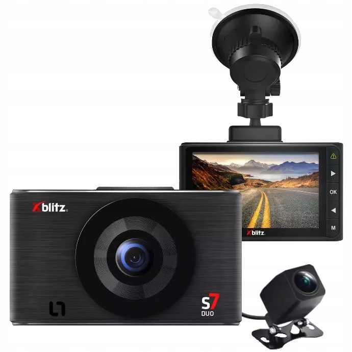 

Wideo-rejestrator samochodowy Xblitz S7 Duo FullHD