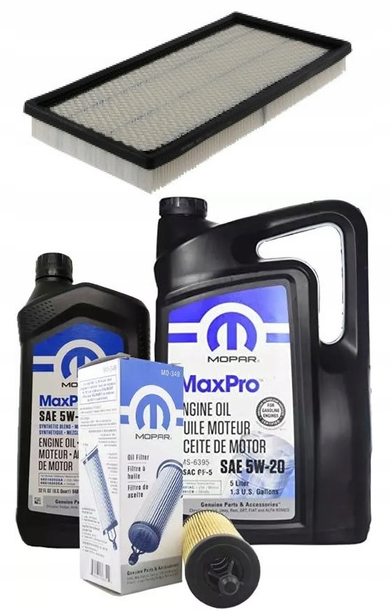 MOPAR 5W20 6L + FILTRY RAM 1500 3,6 2019-2020