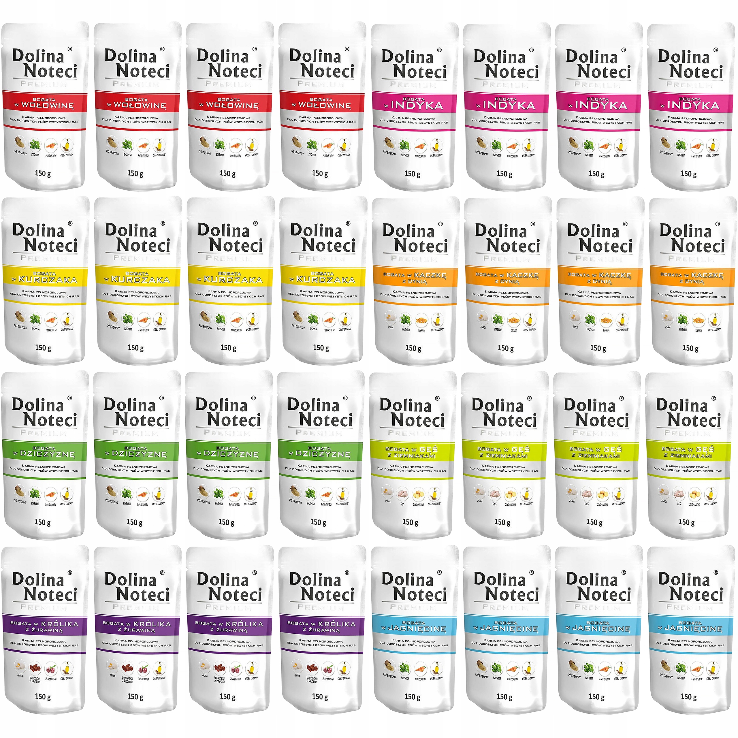 Levně Dolina Noteci Premium sáček MIX Chutí 40 x 150 g