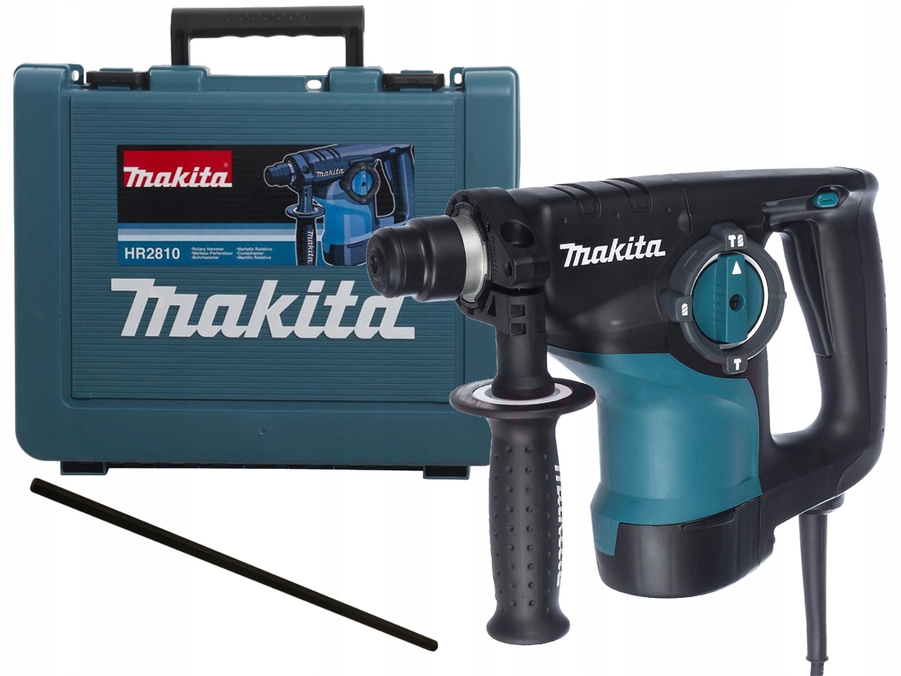 Makita Młotowiertarka Sds+ 800W 2,8J z opcją kucia HR2810