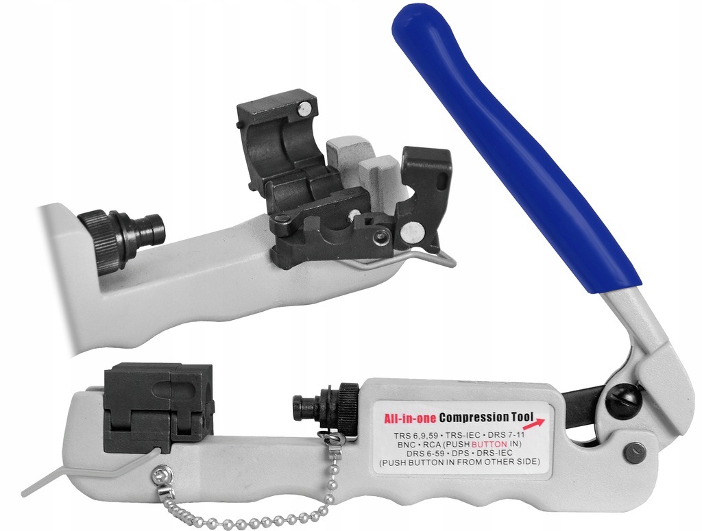 Profesionální Kompresní Kleště Pro Konektory Antén Typu F/bnc/rca/iec
