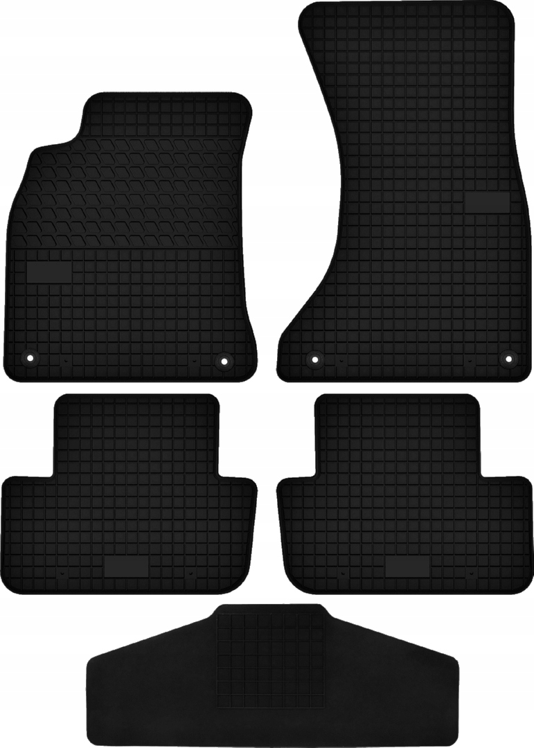 Gumové gumové koberce s tunelem pro Audi A5 8F (2007-2015) Tunel