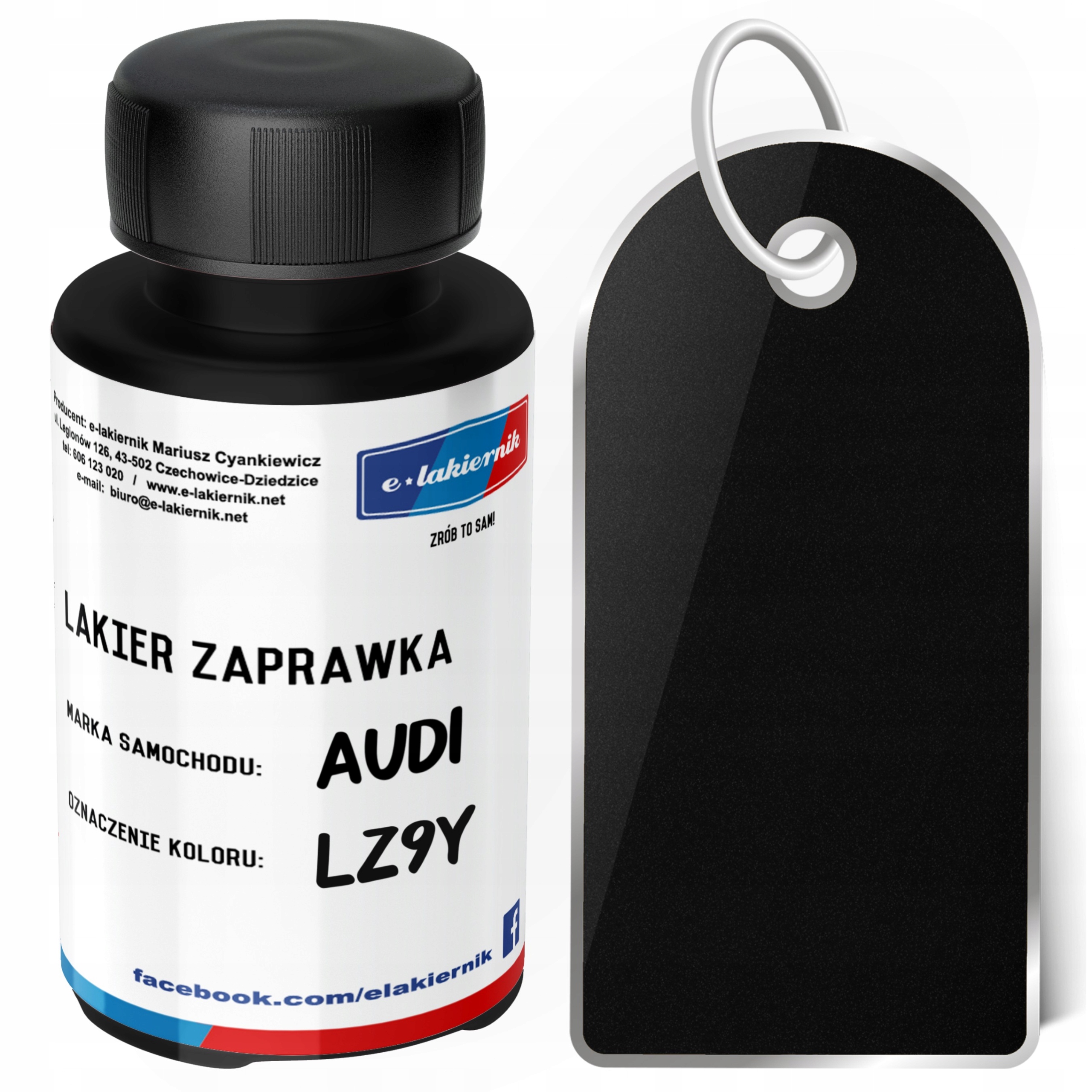 

e-lakiernik Lakier Zaprawkowy Na Rysy Audi LZ9Y