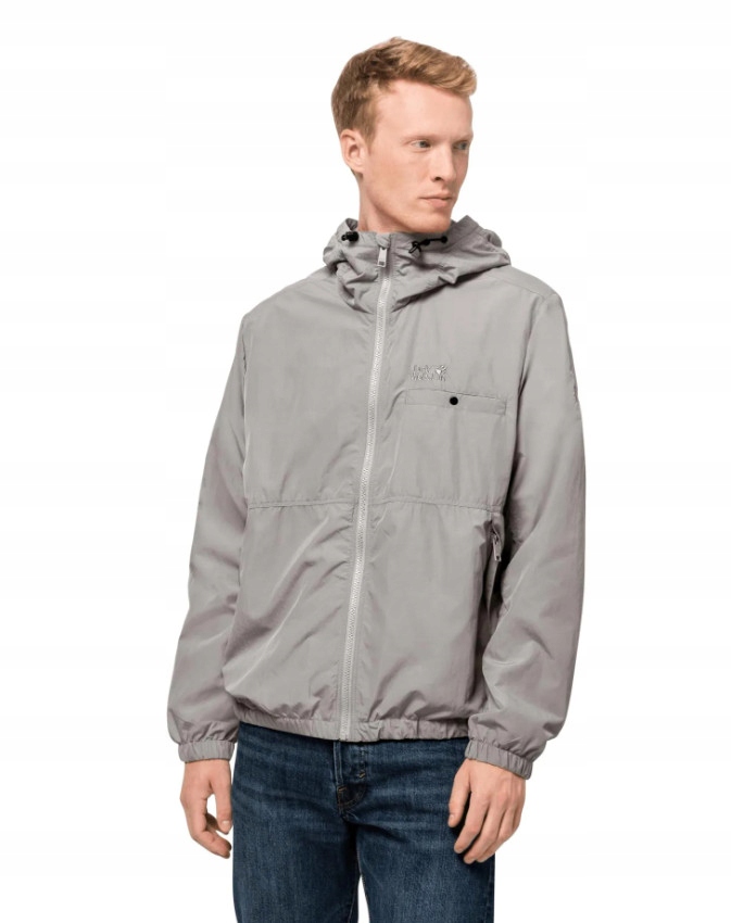 Jack Wolfskin Softshellová Bunda Šedá S Logem Spa M