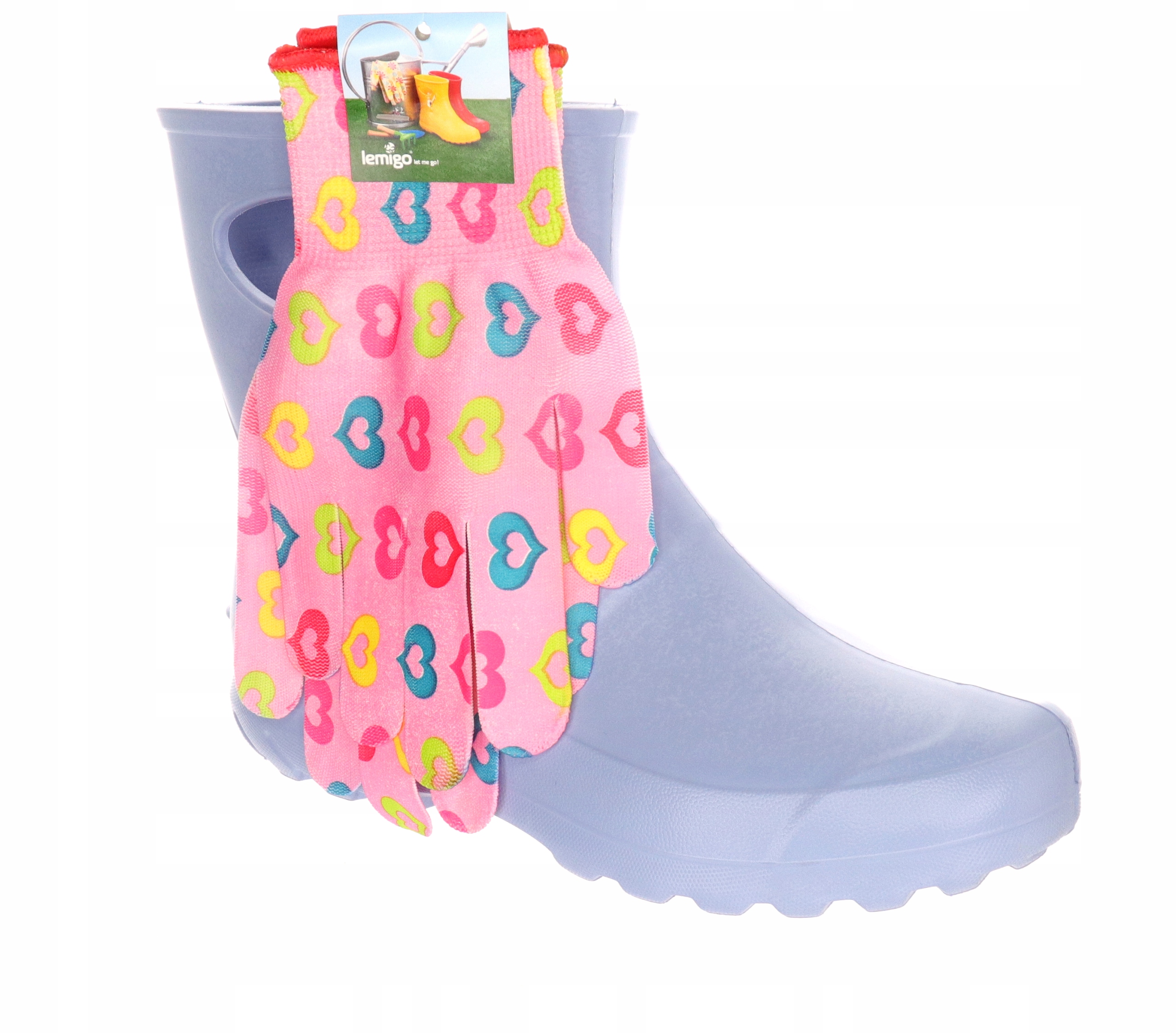 

Lemigo Kalosze piankowe Garden jasno niebieski 40