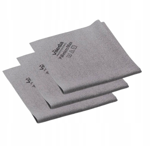 Levně Ircha Pva Micro Vileda Sada 3 x magická utěrka z mikrovlákna Šedá