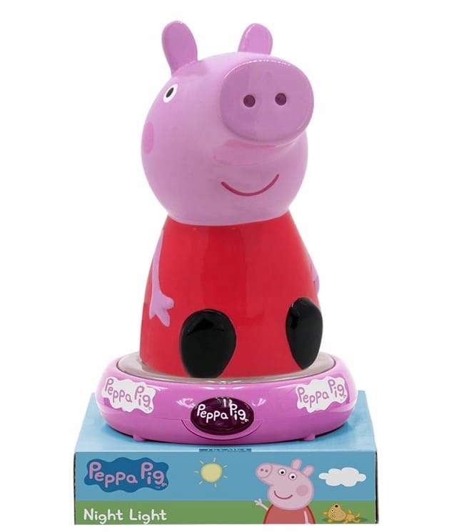 

Lampka nocna 3D 25cm Świnka Peppa Kids Euroswan