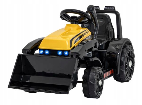 Traktor Spychacz G320 dla najmłodszych dzieci Kolor Czarny Niebieski