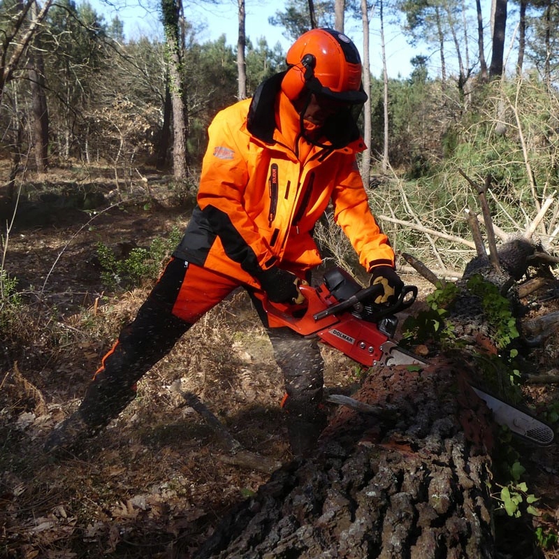 Spodnie robocze antyprzecięciowe pilarza drwala Solidur Infinity kl.1 L Rozmiar L