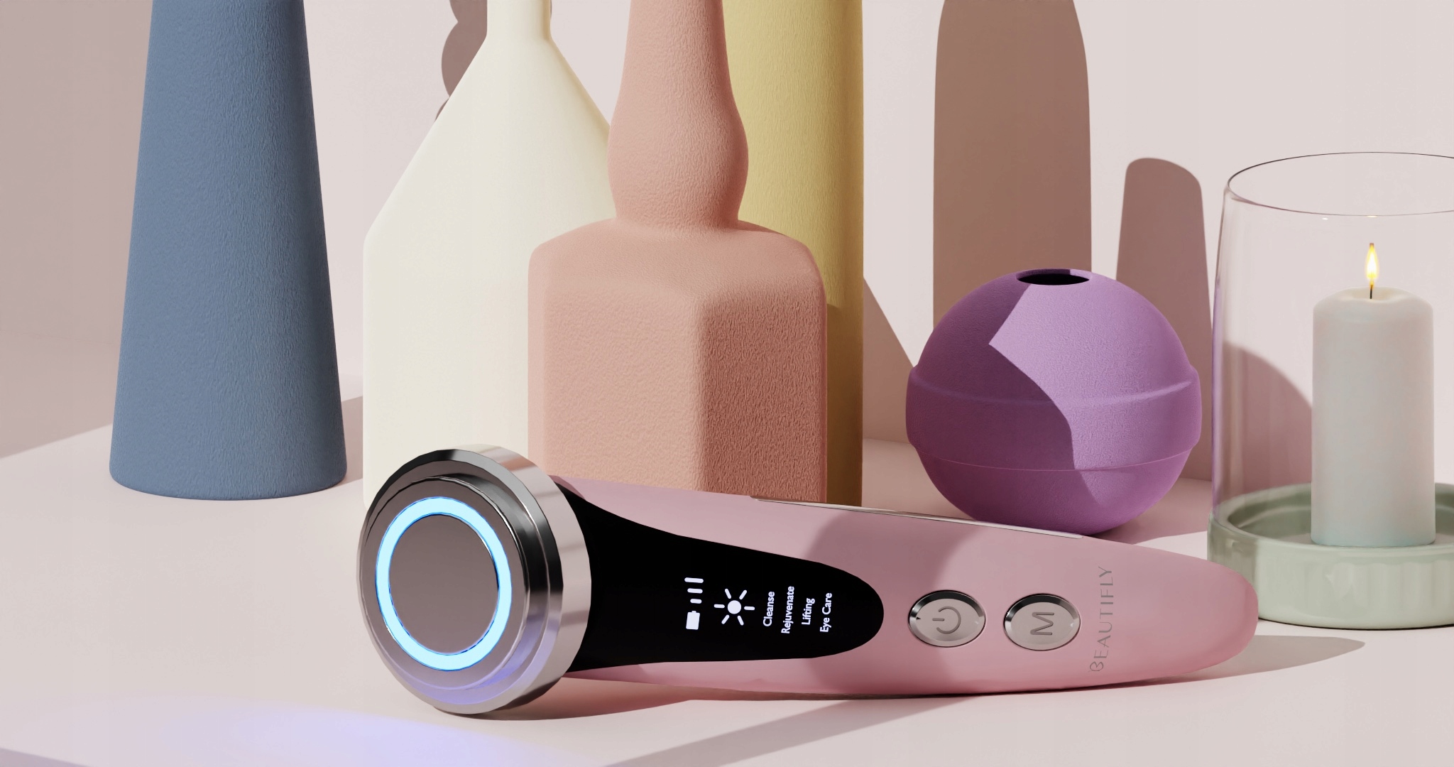 Urządzenie do mezoterapii bezigłowej Beautifly B-Glossy Blush Napięcie 5 V