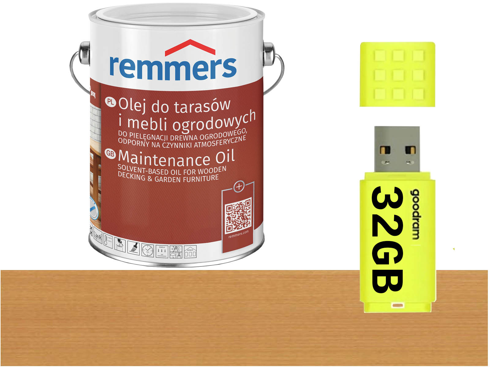 Remmers Pflege-ol olej drewna tarasu 20L Dąb Jasny