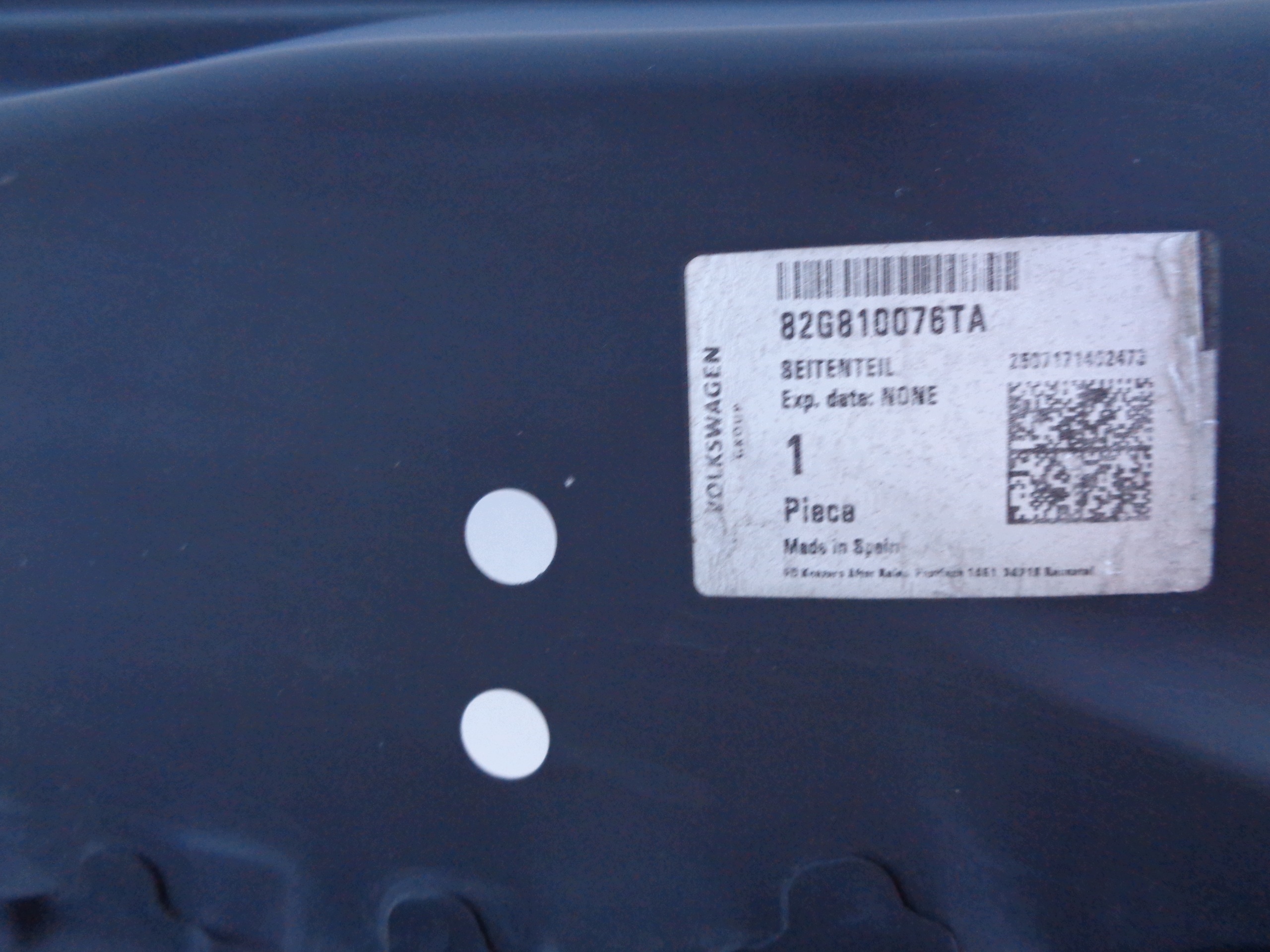 pillar right front threshold AUDI A1 II 82A 18- NR 53539