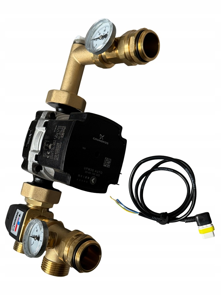 Miešací set pre rozdeľovač Grundfos ventil Esbe pre podlahovú rúru