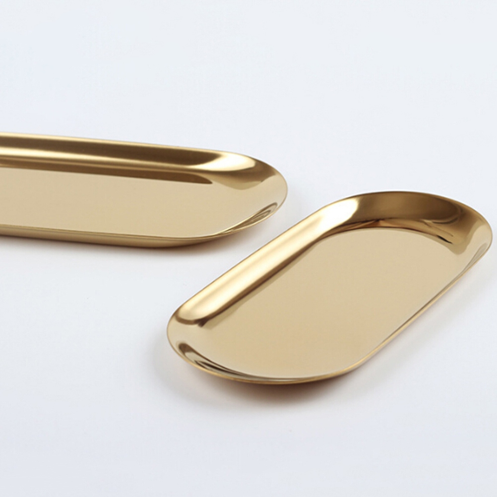 ZŁOTY OWALNY TALERZ RYBNY Liczba elementów w zestawie 0 szt.