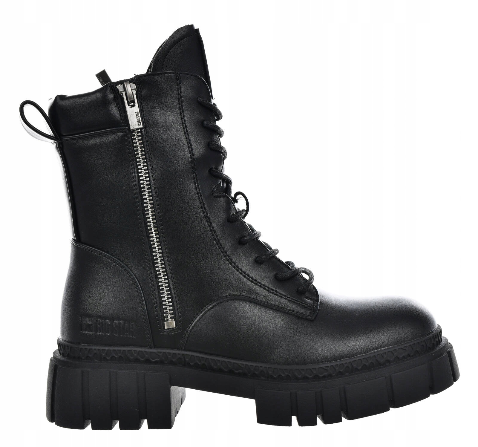 Kotníkové Boty kanady Big Star šněrovací MM274578 podzim zima zateplené 37