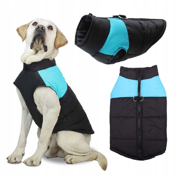 Levně Bunda pro psy zapínáním na vodítko Zip Up 5XL