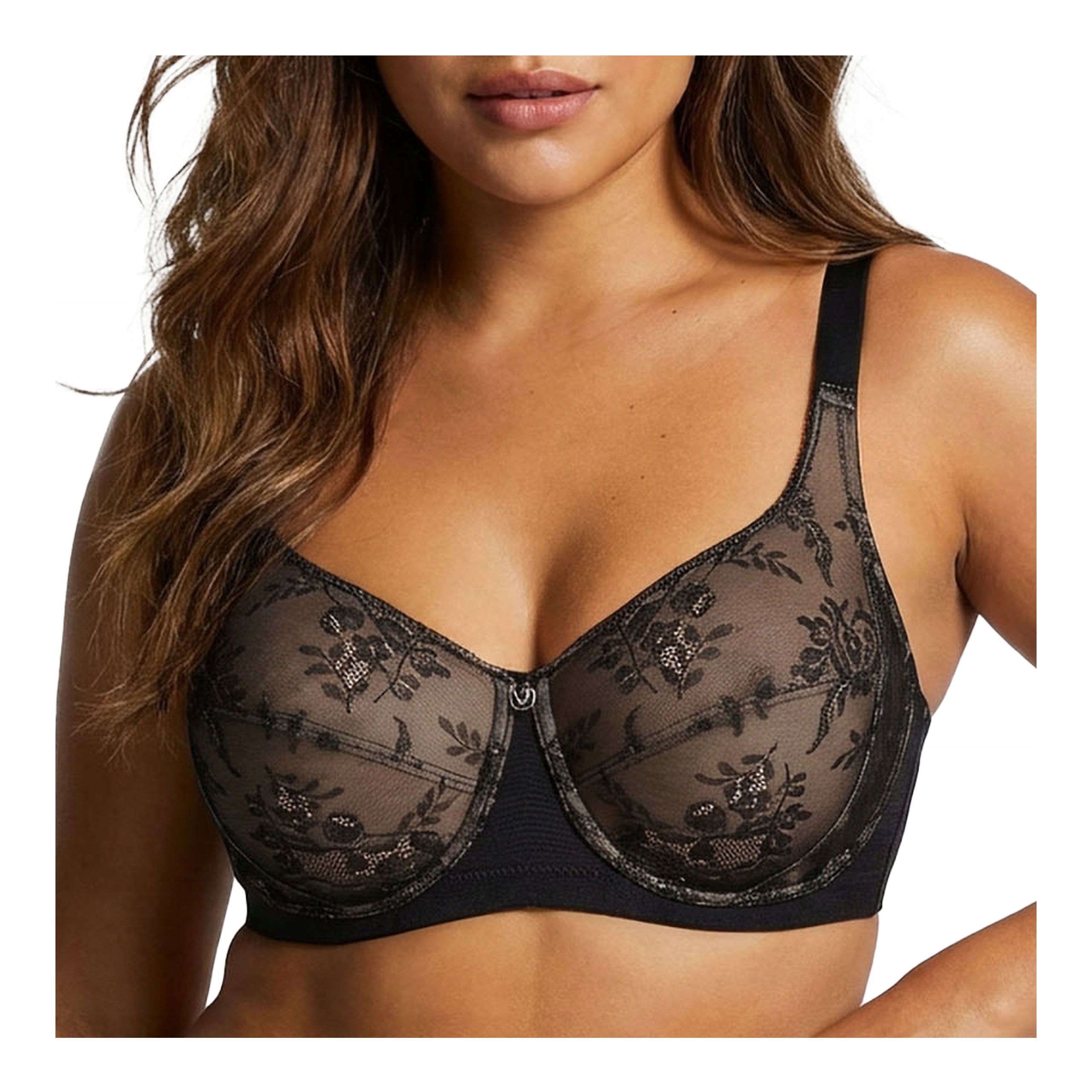 Dámská podprsenka bez kostic plus size s velkým poprsím Verde Veronica 90C