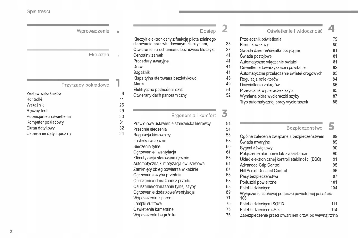 Citroen C5 Aircross 2017-2021+Nawi Instrukcja Obsługi Tytuł Citroen C5 Aircross 2017-21+Nawi Instrukcja Obsługi