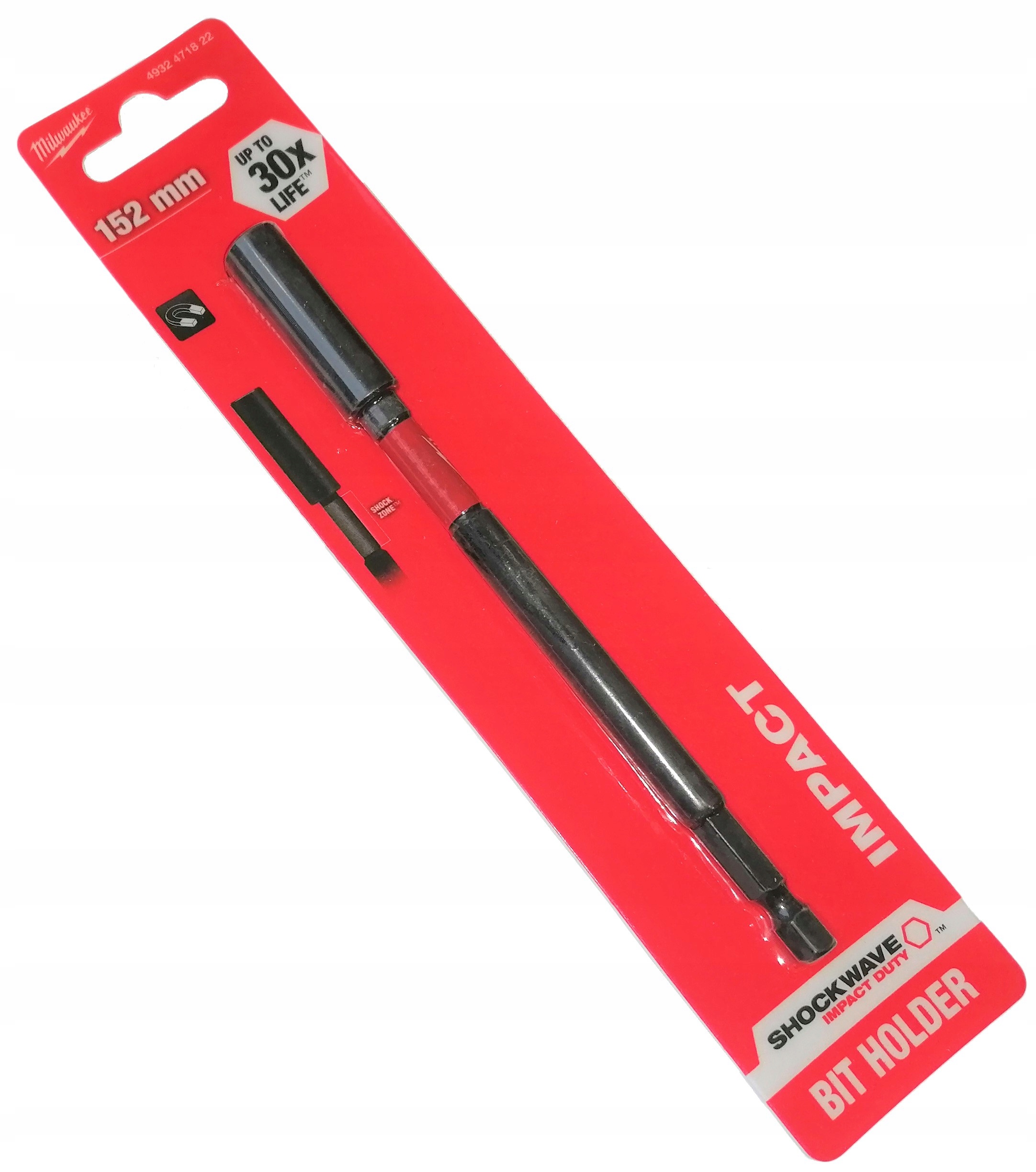 Milwaukee Przedłużka magnetyczna bita Shockwave Impact 152mm 4932471822