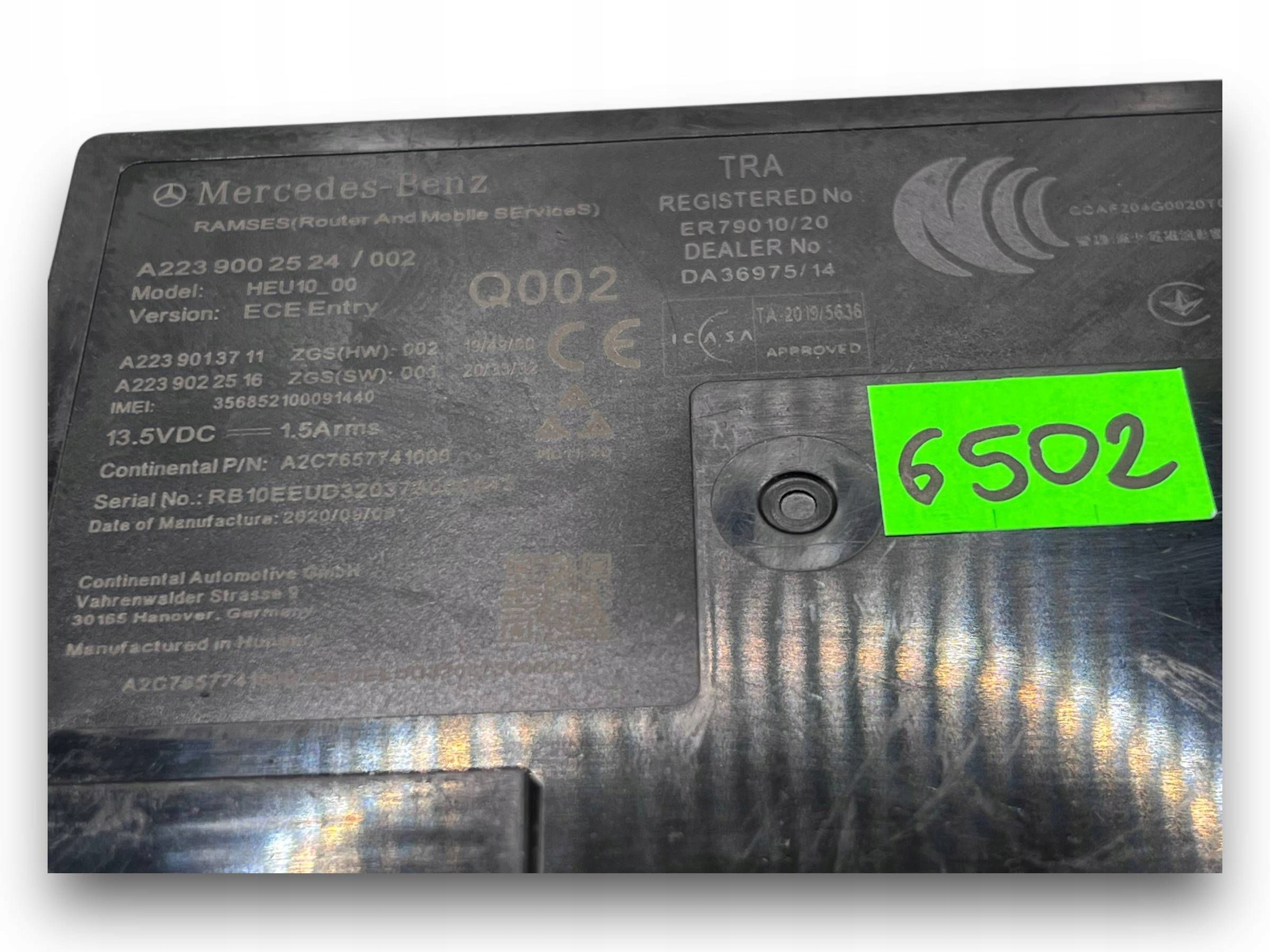 modulo TELEMATIC MERCEDES W223 S KLASA 2239002524 !J