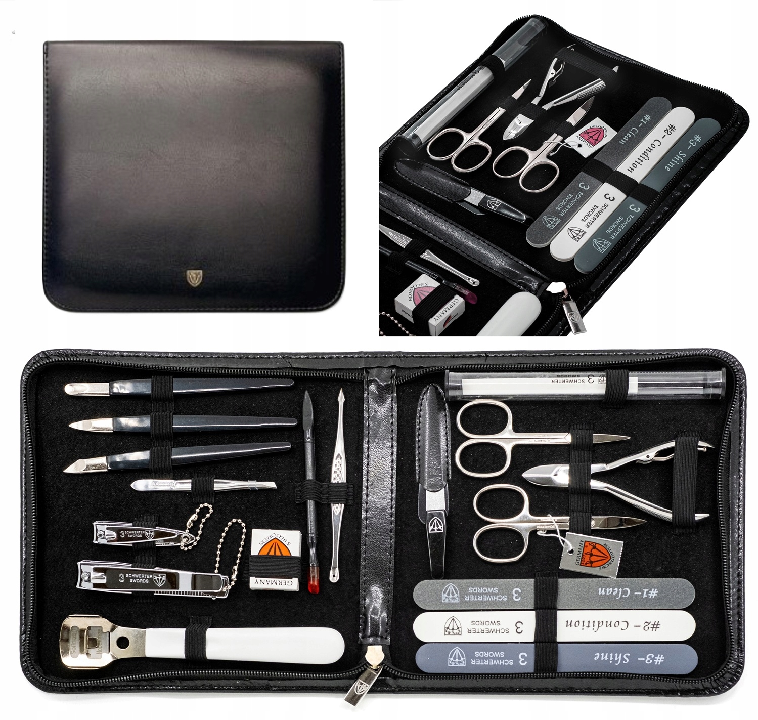 Sada nástrojů na nehty s kleštěmi 18 dílů Kellermann – elegantní dárek