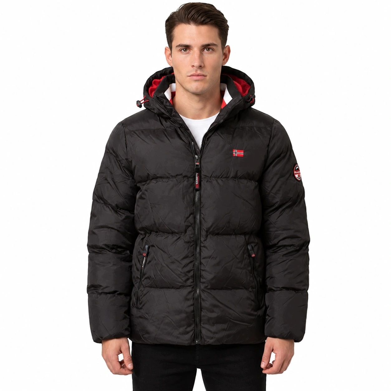 Pánská parka Geographical Norway Ancelo zimní, pohodlná pro každodenní nošení v přírodě