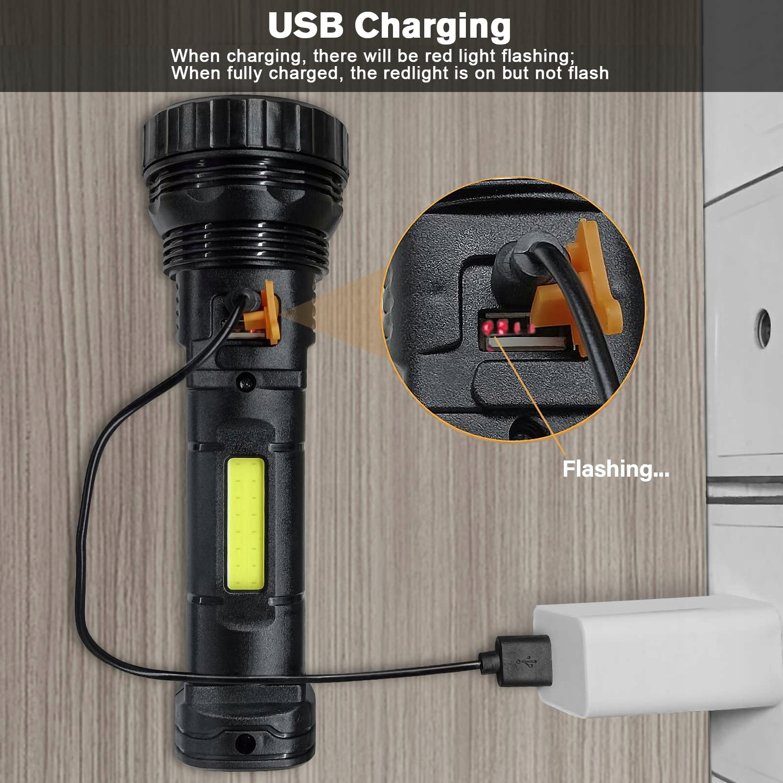 SOLAR LAMPY LED USB ŁADOWALNE SOLARNE POWERBANKI LATARKI 3 TRYBY — miniatura 4