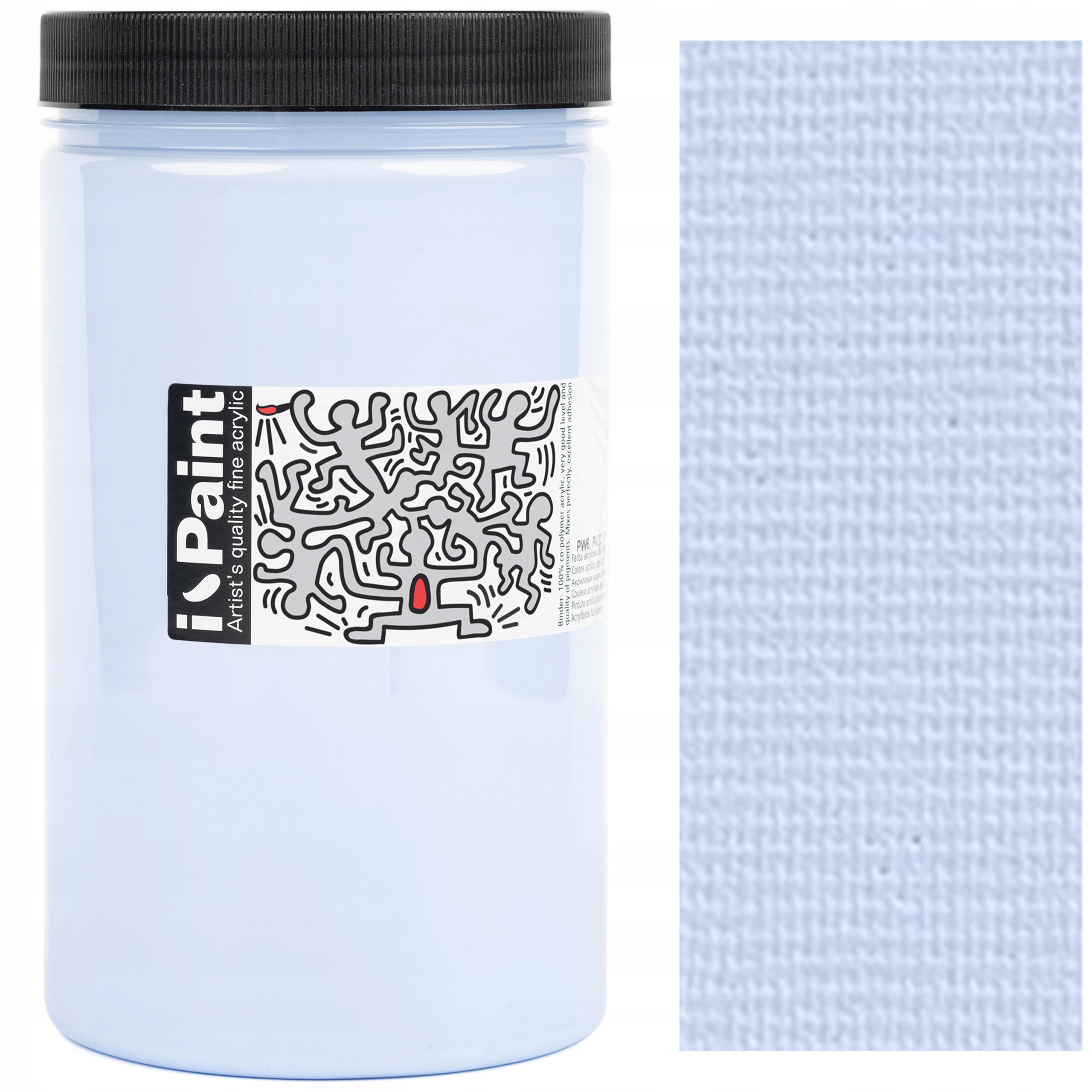Barva Akrylová modrá bledá Renesans Ipaint 1200 Ml 8 Světle Modrá Královská
