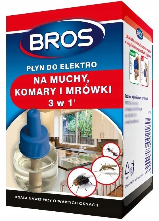 

Bros Płyn Do Elektro 3w1 Na Muchy Komary I Mrówki