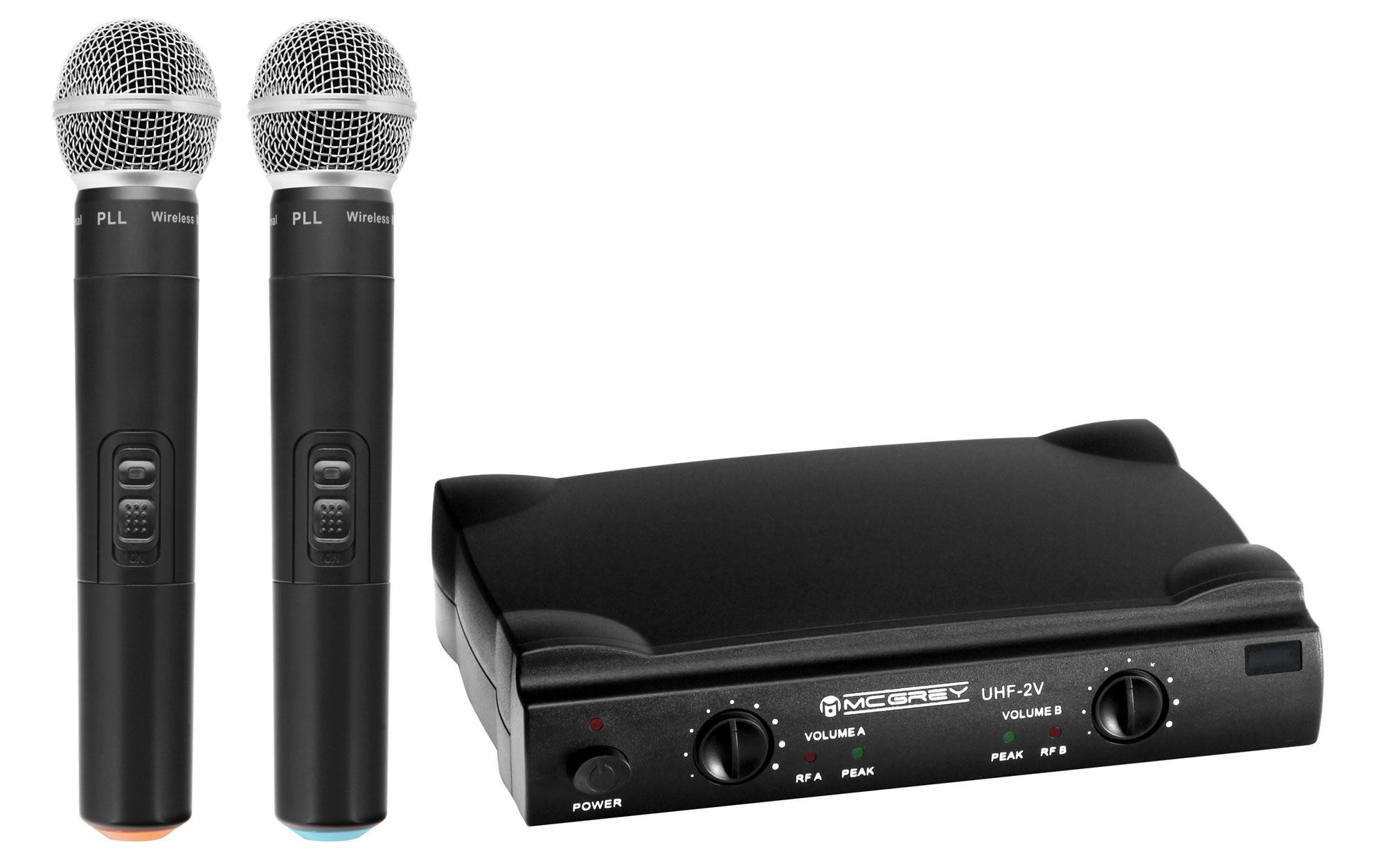 McGrey UHF-2V bezdrôtový mikrofónny set