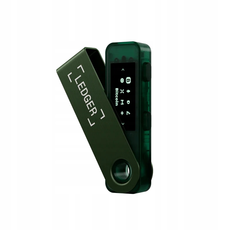 Ledger Nano S Plus Bezpečná peňaženka kryptomien Btc Eth Emerald Green
