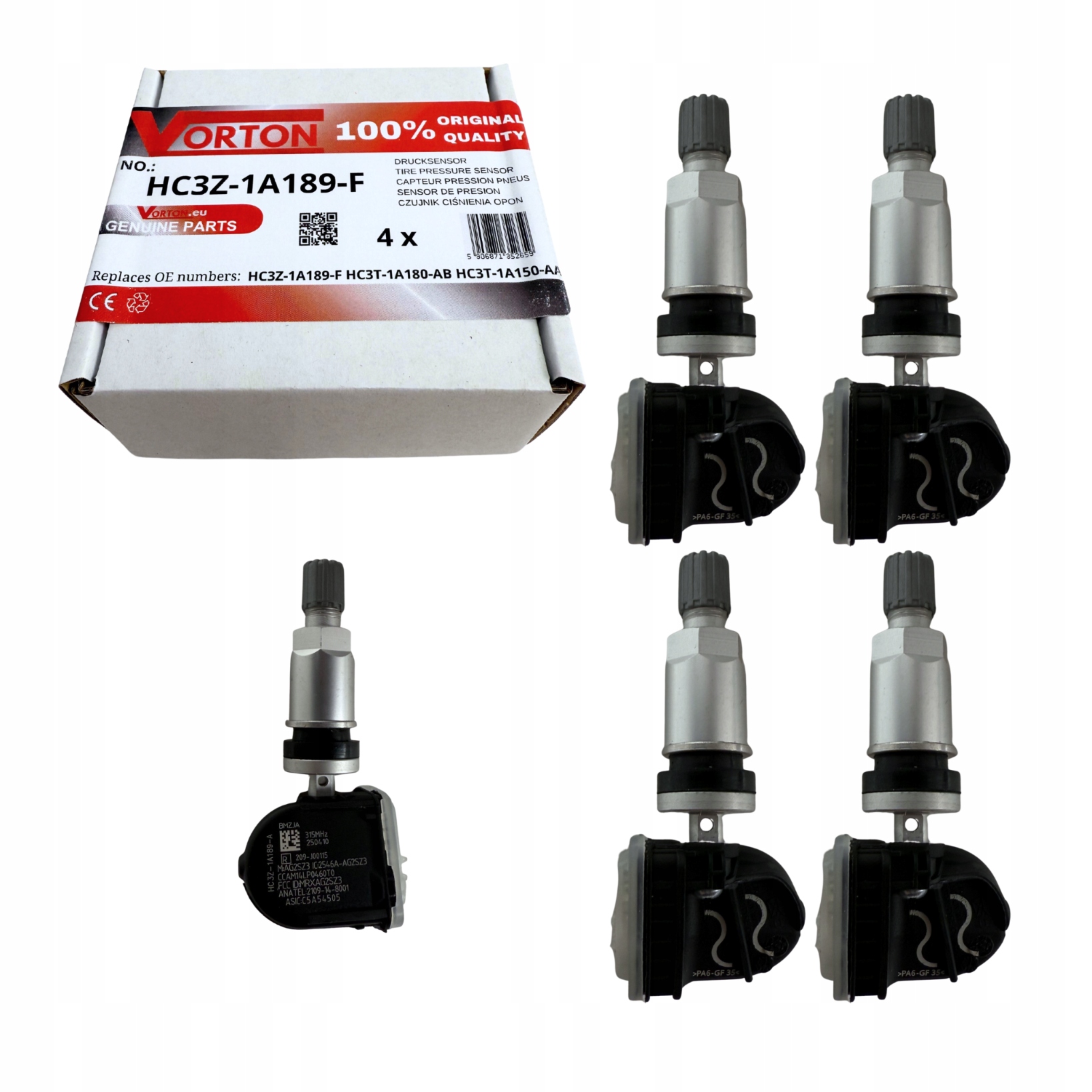 Senzory Tlaku Pneumatík Tpms Ford Usa F-250 F-350 Expedition Ranger
