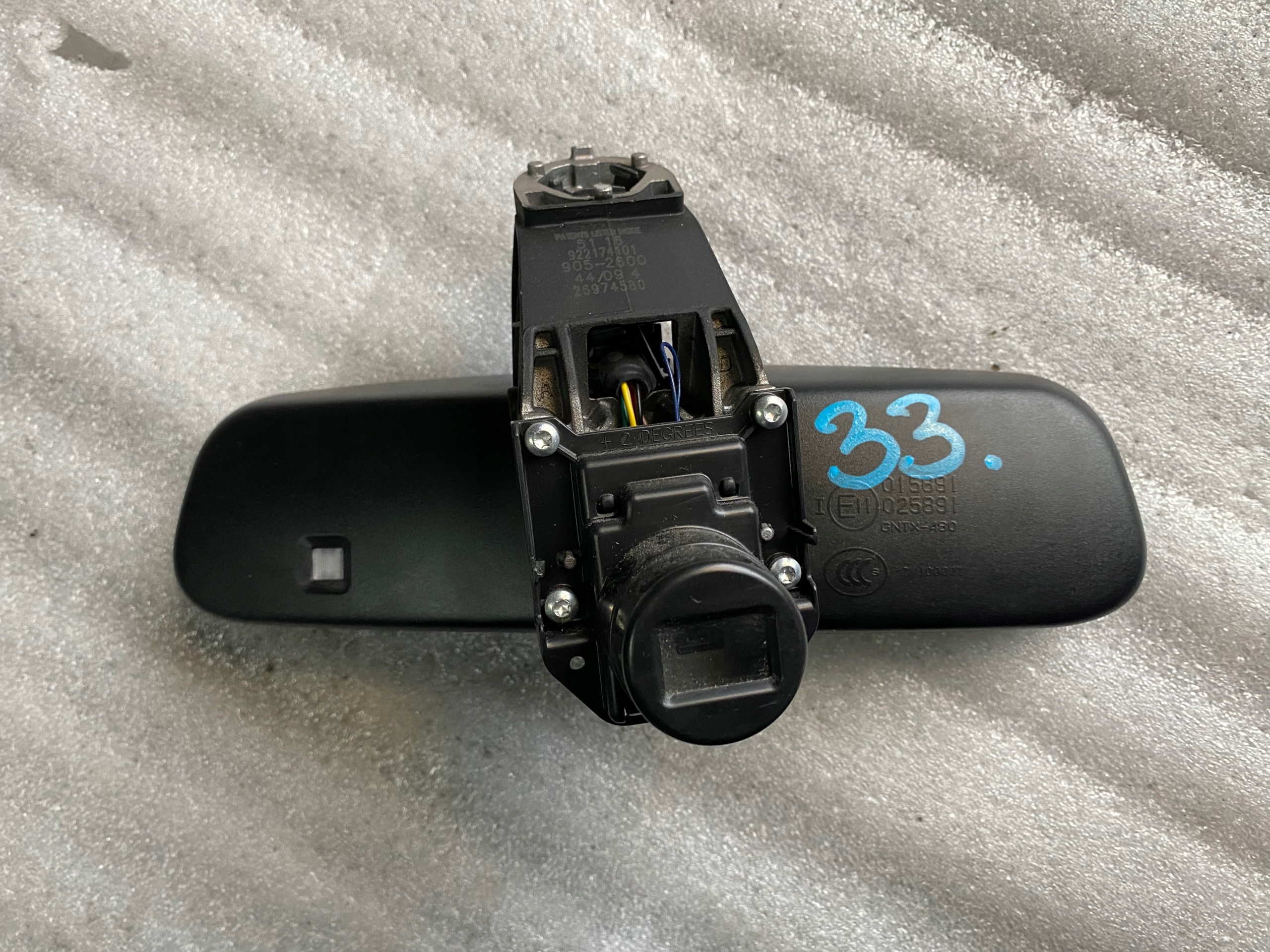 33 BMW LUSTERKO WEWNETRZNE KAMERA EC FLA 9221741