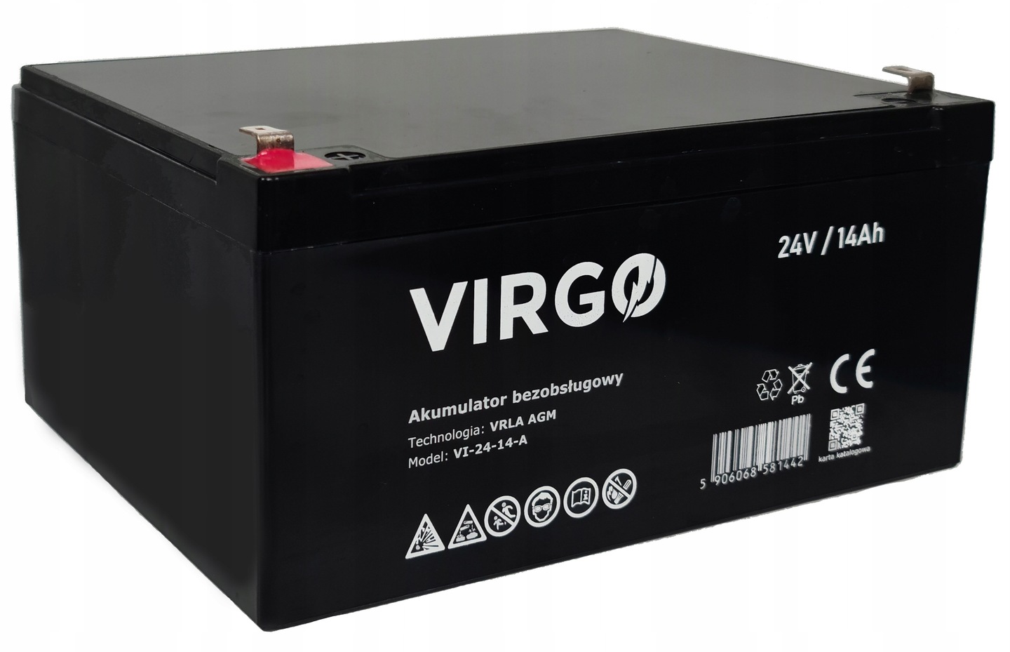 Akumulator 24V 14Ah Agm Bezobsługowy Zabawka Pojazd Auto Motor Traktor Quad