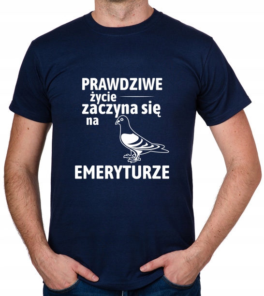 

koszulka Dla Emeryta Emerytura Gołąb prezent
