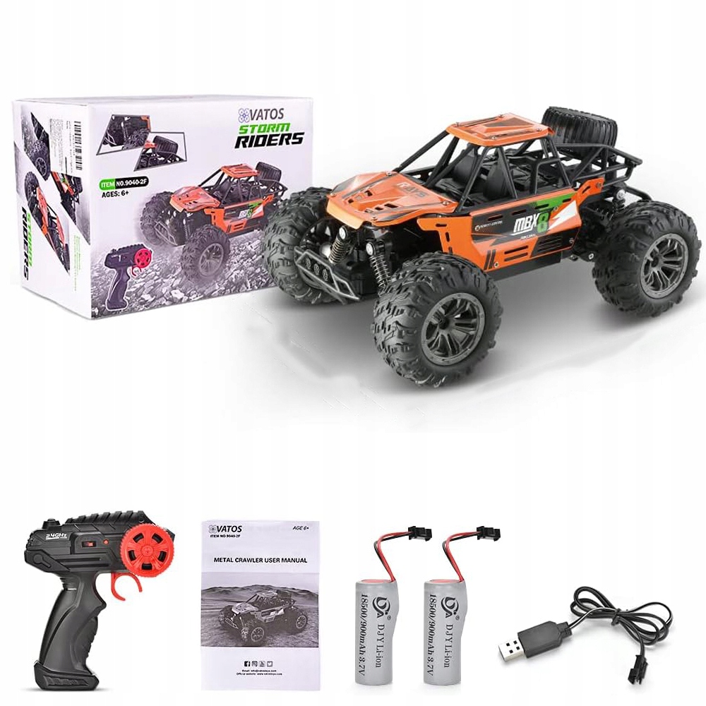 Auto Na Dálkové Ovládání Rc Velké Terénní Auto Pohon 4X4 Off-road Dálkové Ovládání