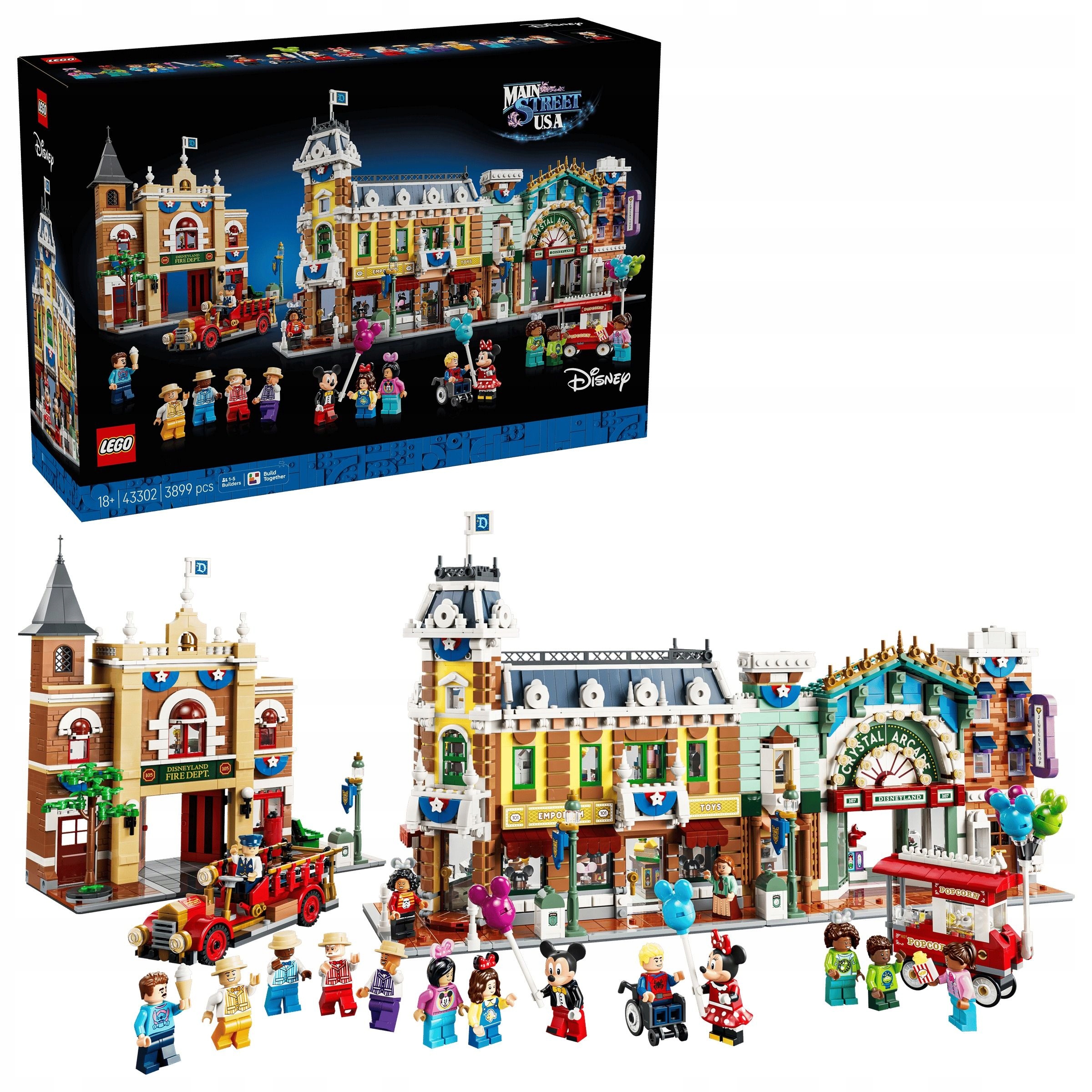 Lego Disney 43302 Hlavní třída, U.s.a.