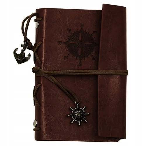 Notes Pamiętnik Dziennik Podróżnika Retro Notatnik