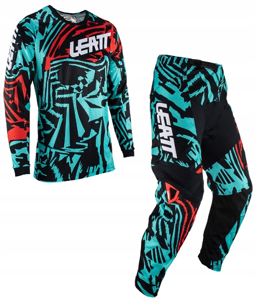 STRÓJ KOSZULKA SPODNIE CROSS ENDURO ATV LEATT r L