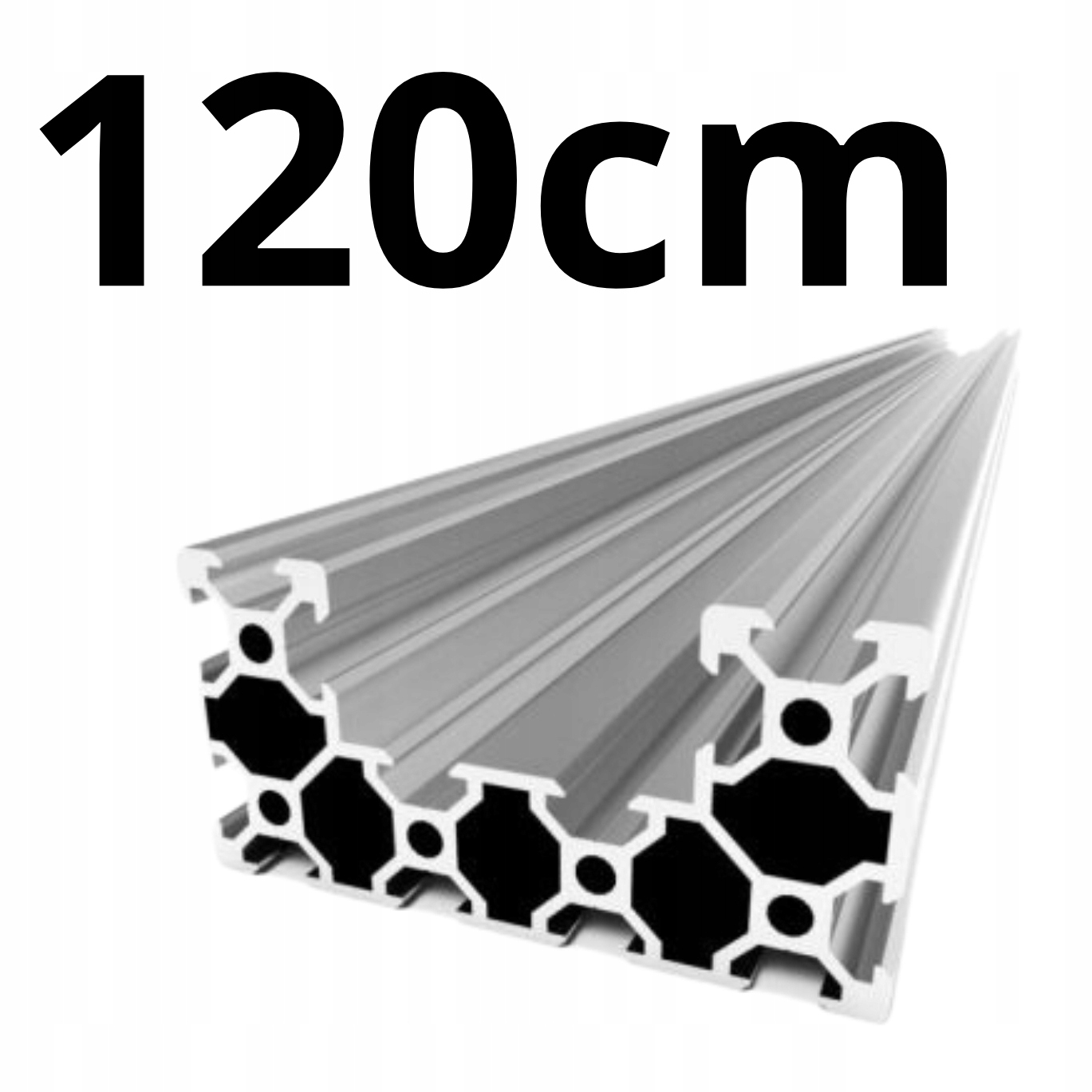 Profil Aluminiowy Konstrukcyjny C-beam V-slot 4080 120cm Cięty Na Wymiar