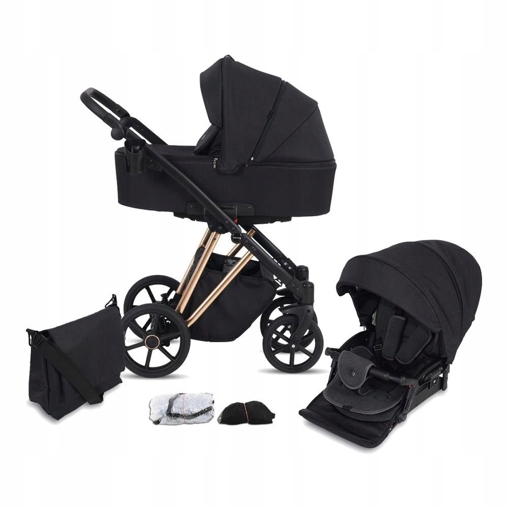 Wózek dziecięcy Luzon 06 czarny/miedz