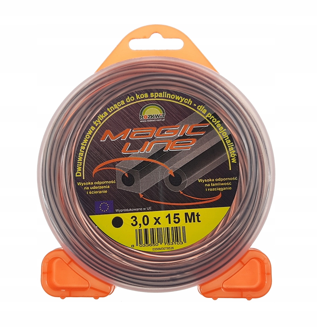 

Żyłka Tnąca Do Kosy Z Drutem 3.0mm x 15m Okrągła