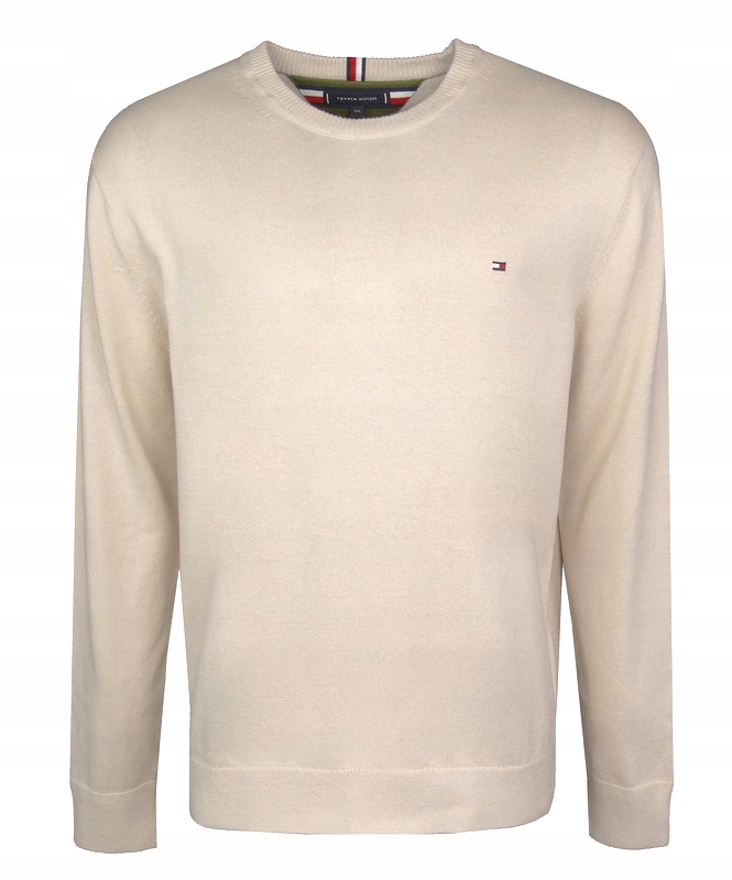 Tommy Hilfiger pánský svetr s kašmírem, béžový, XXL