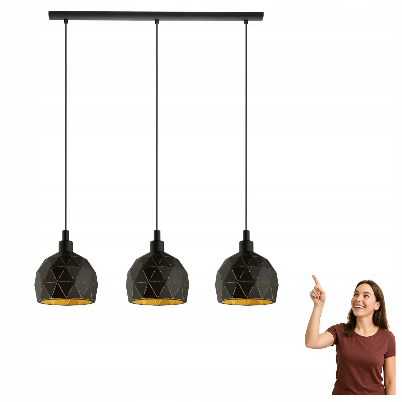 Závesná lampa Roccaforte 97846 Eglo