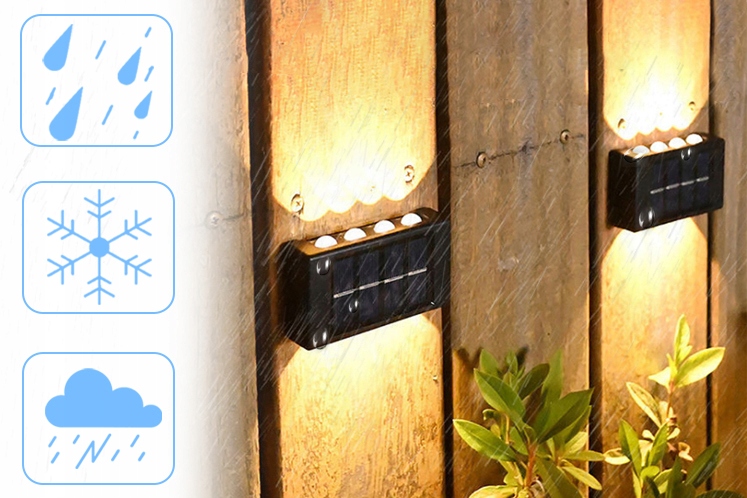 KINKIET ZEWNĘTRZNY LAMPA LED SOLARNA Z PANELEM ŚCIENNA NA TARAS BALKON IP65 Rodzaj gwintu zintegrowane źródło LED