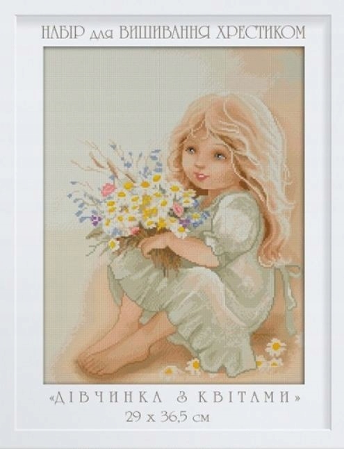 Křížková výšivka počítaná sada (kanva, mulina)