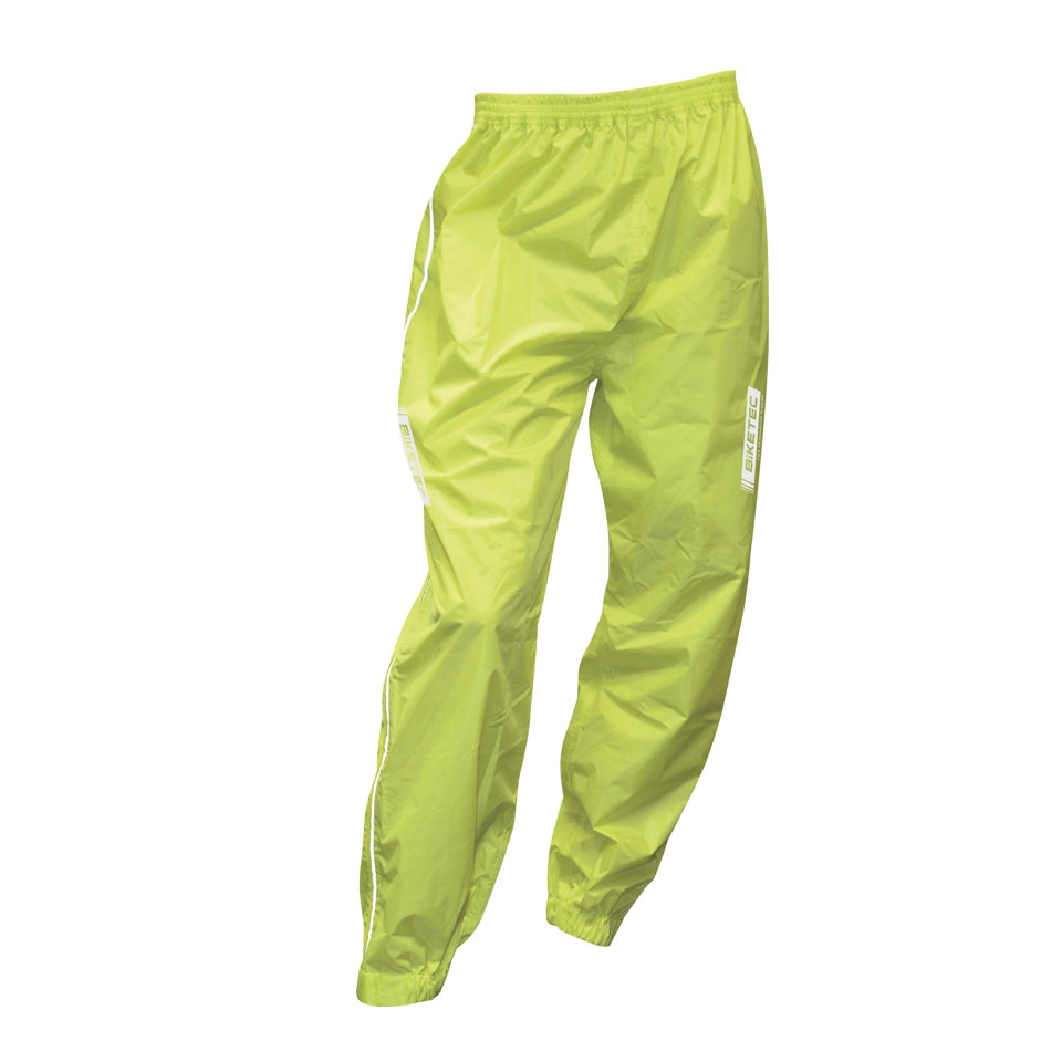 Biketec Spodnie Przeciwdeszczowe Rain Kolor Żółty Fluo Rozmiar 2XL